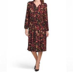 Anne Klein Floral Midi Dress